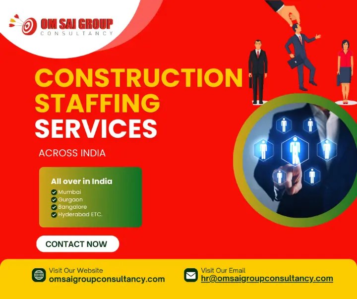 Recruitment services for building and construction projects
